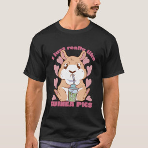 Ich mag Meerschweinchen und Meerschwein einfach wi T-Shirt