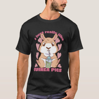Ich mag Meerschweinchen und Meerschwein einfach wi T-Shirt
