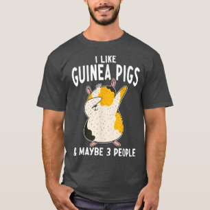 Ich mag Meerschweinchen und vielleicht finden 3 Le T-Shirt