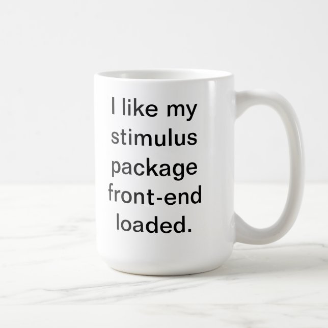 Ich mag mein Anregungspaketvorderseiten geladen Kaffeetasse (Rechts)