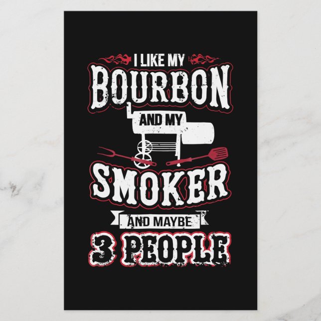 Ich mag mein Bourbon und mein Raucher und vielleic Flyer (Vorne)