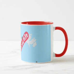 "Ich mag MEIN Leben" Snowboard-Tasse Tasse