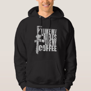 Ich mag meine Flecken wie meinen Kaffee Hoodie