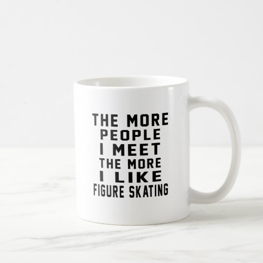 Ich mag meine Zahl Eislauf Kaffeetasse