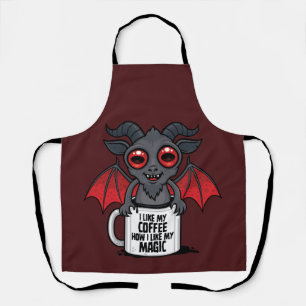Ich mag meinen Kaffee, wie ich meine Magie mag Schürze