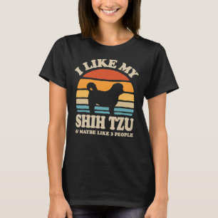 Ich mag meinen schicken Tzu und vielleicht wie 3 L T-Shirt