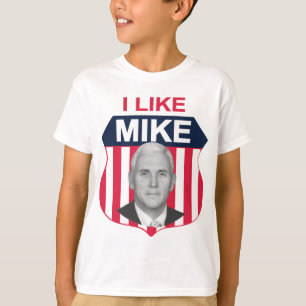 Ich mag Mike Shield T-Shirt