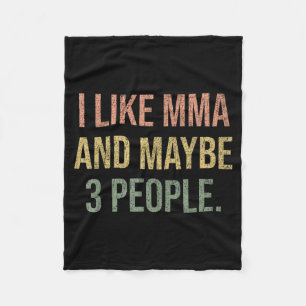 Ich mag MMA und vielleicht 3 Leute 25D2A9 Fleecedecke