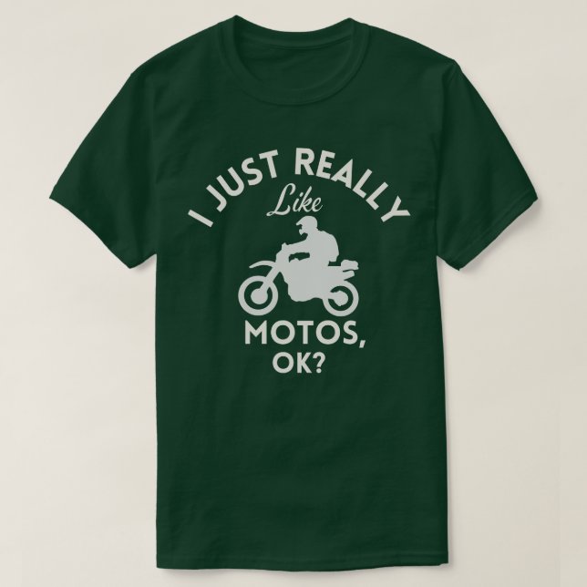 Ich mag Motos Ok einfach nur T-Shirt (Design vorne)