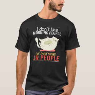 Ich mag nicht die wütende Katze Bad Cattitu am Mor T-Shirt