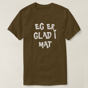 Ich mag norwegisches Braun als Nahrung T-Shirt