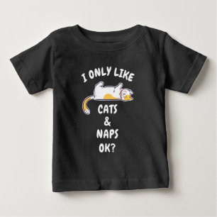 ICH MAG NUR KATZEN & NICKER OK? BABY T-SHIRT
