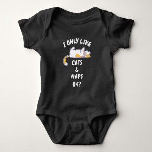 ICH MAG NUR KATZEN UND NICKERCHEN OK? BABY STRAMPLER