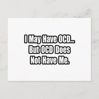 Ich mag OCD haben, aber... Postkarte