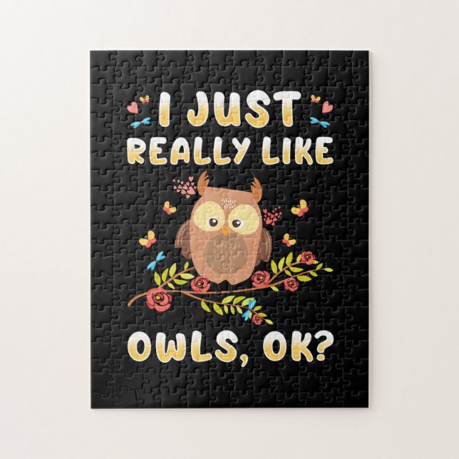 Ich mag Owls einfach so. (Vertikal)