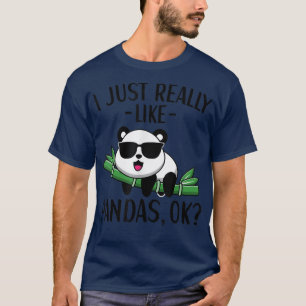 Ich mag Pandas Panda Bear Lover für Kinder T-Shirt