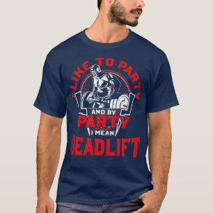 Ich mag Party und mit Party Gemeine Fahrtunterbrec T-Shirt