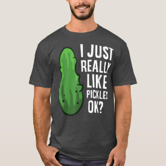 Ich mag Pickles, Niedliche Dill Pickles T-Shirt