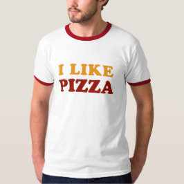 Ich mag Pizza-T - Shirt
