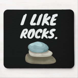 Ich mag Rocks - Der lustige Geologe Miner Rock Hou Mousepad