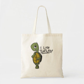 Ich mag Schildkröte-Tasche Tragetasche