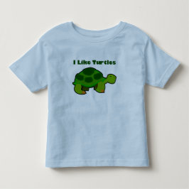 Ich mag Schildkröten - Kleinkind Fine Jersey T - S T-shirt