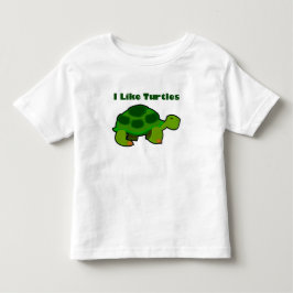 Ich mag Schildkröten - Kleinkind Fine Jersey T - S T-shirt