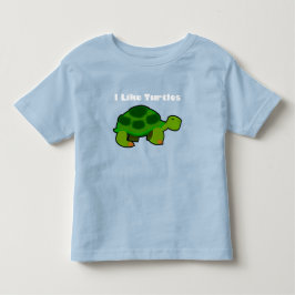Ich mag Schildkröten - Kleinkind Fine Jersey T - S T-shirt