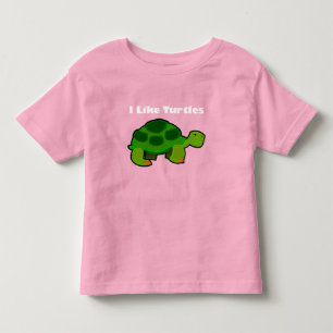 Ich mag Schildkröten - Kleinkind Fine Jersey T - S T-shirt