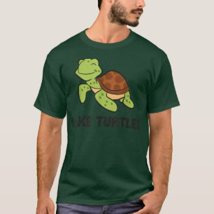 Ich mag Schildkröten Niedliches Meer Schildkröte T-Shirt