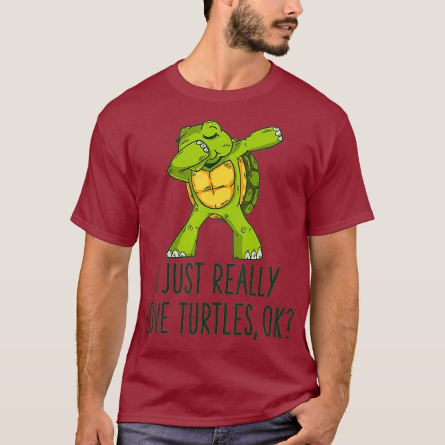 Ich mag Schildkröten Shirt Schildkröte Lover wirkl (Vorderseite)