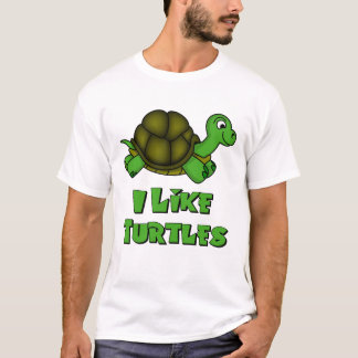 Ich mag Schildkröten T-Shirt