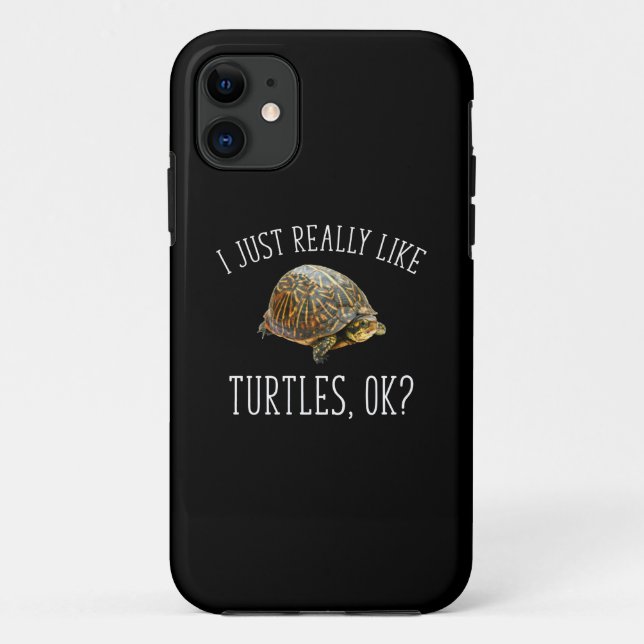 Ich mag Schildkröten wirklich, okay? Case-Mate iPhone Hülle (Rückseite)