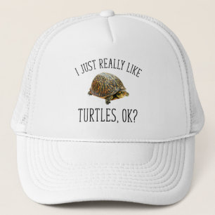 Ich mag Schildkröten wirklich, okay? Truckerkappe