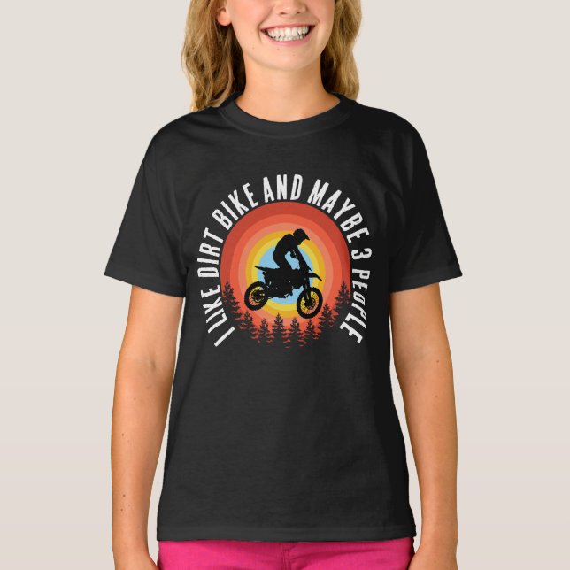 ICH MAG SCHMUTTERRAD UND VIELLEICHT 3 PERSONEN T-Shirt (Vorderseite)