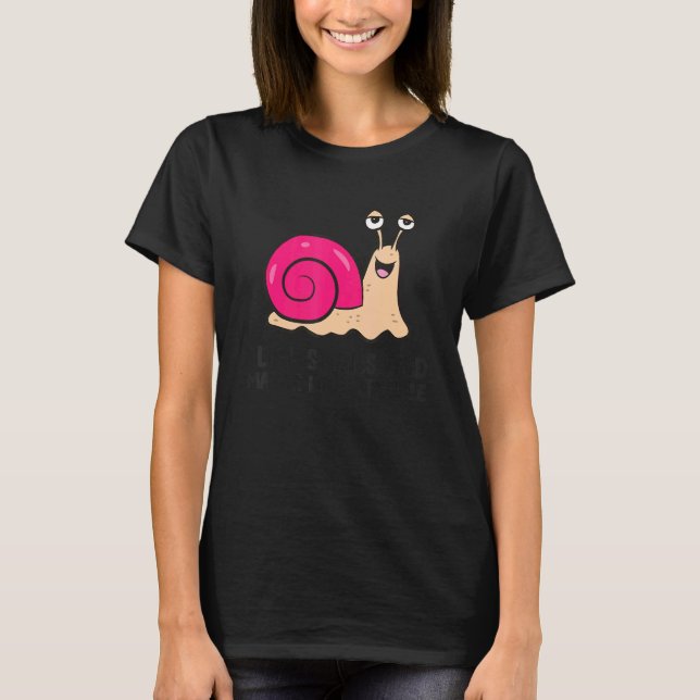 Ich mag Schnecken und vielleicht 3 Leute T-Shirt (Vorderseite)