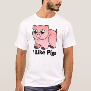 Ich mag Schweine T-Shirt