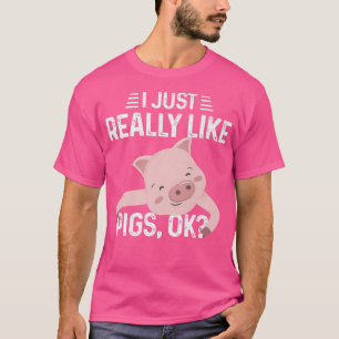 Ich mag Schweinefleisch Niedliches Schweinefleisch T-Shirt