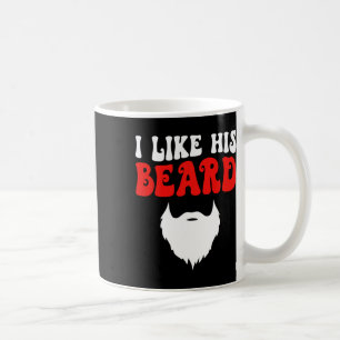 Ich mag seinen Bart passende Paare Lustiger Valent Kaffeetasse