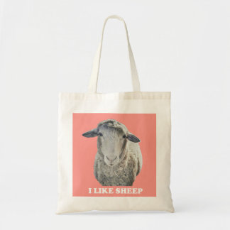 Ich mag Sheep Funky Tote Bag Tragetasche