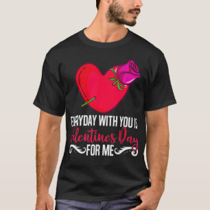 Ich mag Sie Berry viel Glück Valentines Day Liebe  T-Shirt