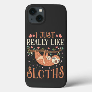 Ich mag Sloths Mama Baby Sloth Lover wirklich. Case-Mate iPhone Hülle