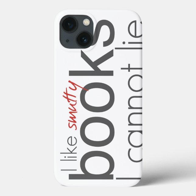 Ich mag Smutty Books, die ich iPad nicht sehen kan Case-Mate iPhone Hülle (Rückseite)