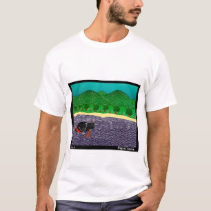 Ich mag Sticks, schwarzes Labor - Stephen Huneck T-Shirt