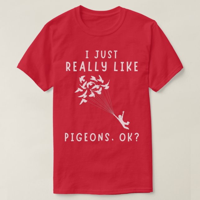 Ich mag Tauben, OK 12 T-Shirt (Design vorne)