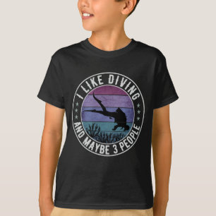 ICH MAG TAUCHEN UND VIELLEICHT 3-PERSONEN-TAUCHERG T-Shirt