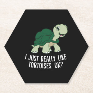 Ich mag Tortoises Ok Tortoise Untersetzer