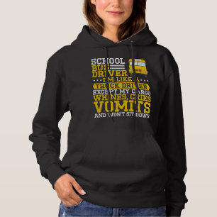 Ich mag Truckfahrer Funny School Busfahrer Hoodie