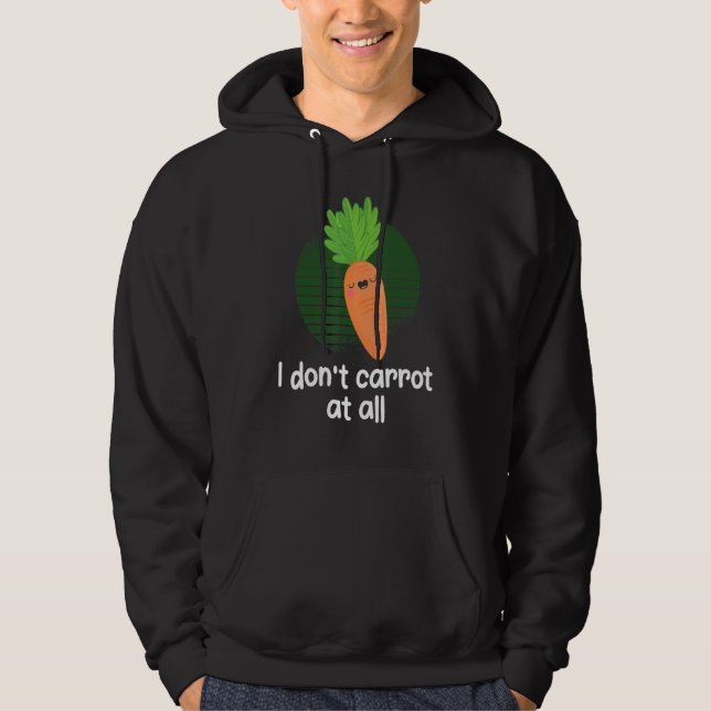 Ich mag überhaupt keine Karotte Hoodie (Vorderseite)