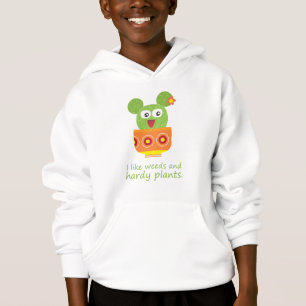 Ich mag Unkraut und harte Freunde Hoodie